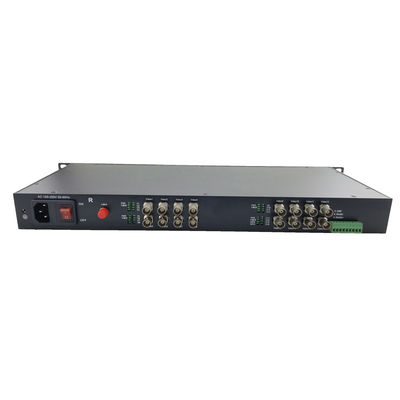 Китай Рак - установленный 1080P 16 Channel HDTVI AHD HDCVI на волоконный видеоприемник с данными Rs485 для для PTZ Камера поставщик