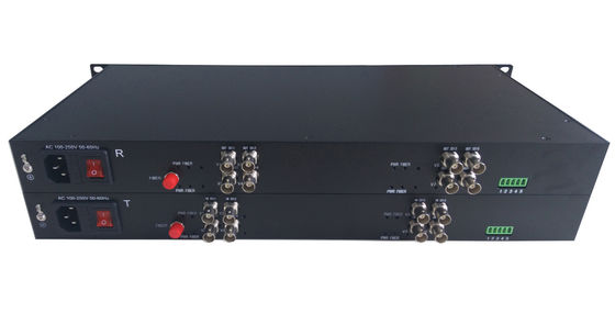 Китай Rack Full HD однорежимный 8-канальный HD SDI передатчик видео на волоконный преобразователь с аудиоданными поставщик
