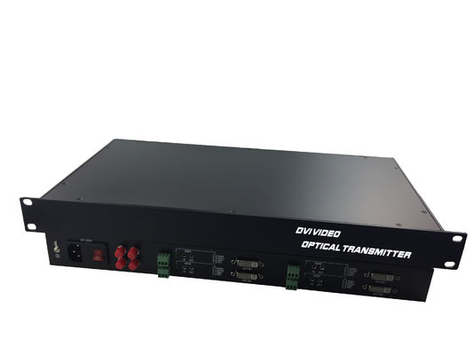 Китай Rack 1080P/60Hz 4 ядра 4 каналы 4 данные 4аудио Lossless Dvi видеоволоконный преобразователь Передатчик приемник поставщик