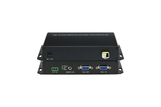 VGA в Composite Video оптоволоконный преобразователь Единый режим, расстояние 20 км VGA в оптический преобразователь поставщик