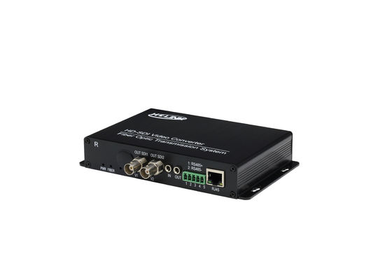 1 Обратный RS485 Data Hd Sdi To Fiber Optic Converter с 1-Ch форвард аудио поставщик