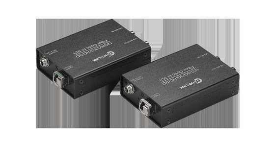 1-канальный BIDI 12G SDI на волоконный преобразователь одномодный одноволоконный LC через SFP поставщик