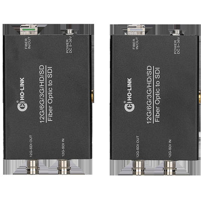 1-канальный BIDI 12G SDI на волоконный преобразователь одномодный одноволоконный LC через SFP поставщик