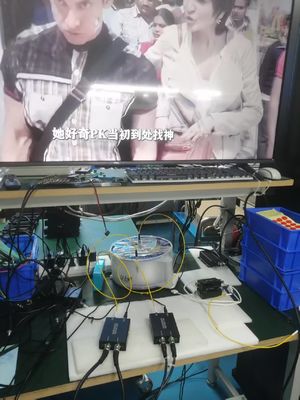 1-канальный BIDI 12G SDI на волоконный преобразователь одномодный одноволоконный LC через SFP поставщик