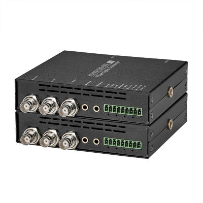 Многофункциональный 12G SDI Fiber Converter с выходом петли, Tally, RS232/485 Data, 3.5 Audio поставщик