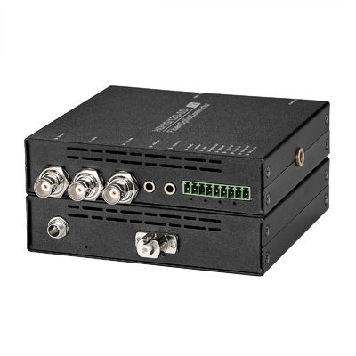 Многофункциональный 12G SDI Fiber Converter с выходом петли, Tally, RS232/485 Data, 3.5 Audio поставщик