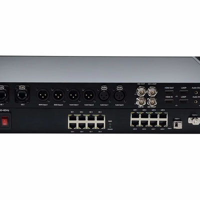 12G SDI передача видео с XLR аудио и Ethernet через одноволоконное для преобразования поставщик