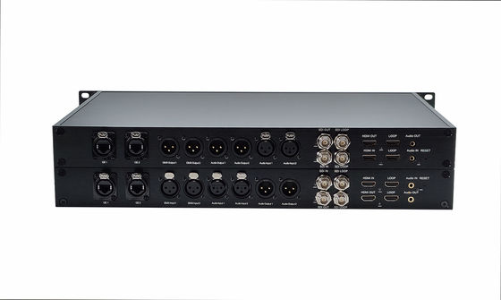 12G SDI передача видео с XLR аудио и Ethernet через одноволоконное для преобразования поставщик