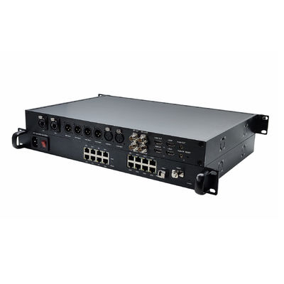 12G SDI передача видео с XLR аудио и Ethernet через одноволоконное для преобразования поставщик