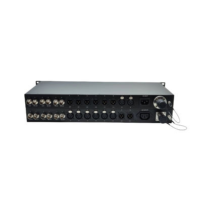 Конвертер 12G-SDI в оптоволокно с XLR аудио, разъем Lemo, 10 км, включая передатчик и приемник поставщик