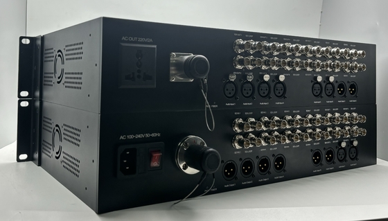 12 Channel 3G-SDI to Fiber Converter with 8CH XLR Audio, Lemo Connector, including Transmitter and Receiver поставщик