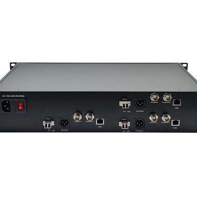 12G SDI через одномодный волоконный передатчик и расширитель приемника с XLR аудио и Ethernet поставщик