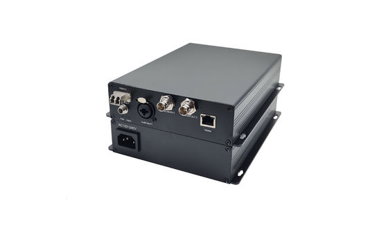 12G SDI через одномодный волоконный передатчик и расширитель приемника с XLR аудио и Ethernet поставщик