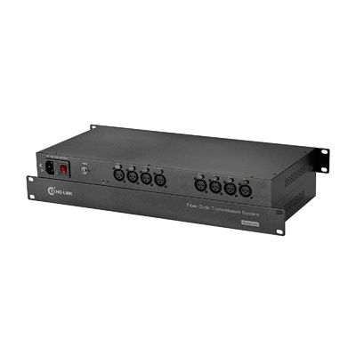 8 Channel Forward Broadcast Audio Fiber Extender with Analog XLR Transmission поставщик