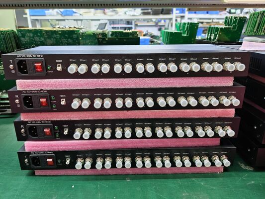 8-канальный оптоволоконный преобразователь 3G SDI поставщик