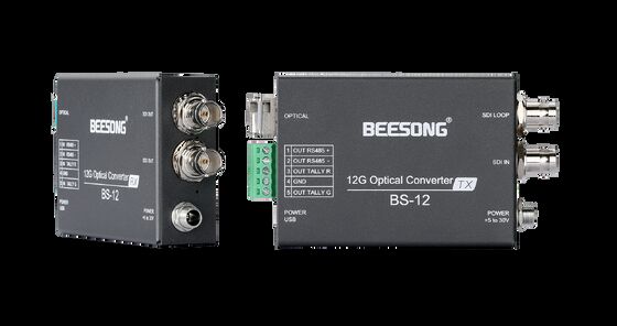 12G SDI волоконно-оптический преобразователь с Tally, RS485, SFP модуль поставщик