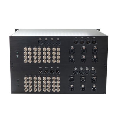 Система передачи видеоволокна 12G SDI с аудио XLR, сетью, CNlinko Dual LC Fiber Connector поставщик