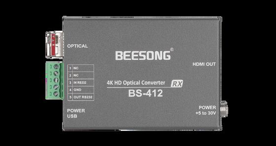 Новейший Mini 4K60 HDMI оптоволоконный преобразователь с данными RS232 поставщик