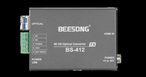 Новейший Mini 4K60 HDMI оптоволоконный преобразователь с данными RS232 поставщик