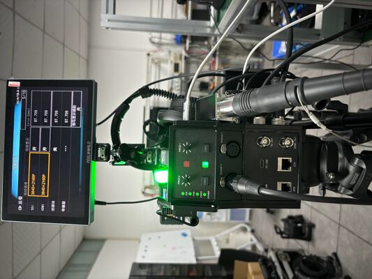 Оптоволоконный конвертер камеры Tri-Level SYNC 12G SDI с генлоком, 4-проводной внутренней связью, IP-управлением, Tally, POE+ поставщик