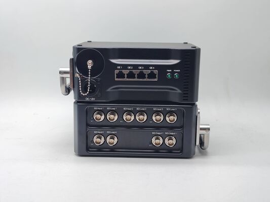 5x 12G SDI Fiber Transmission Mux с сетью 1000M поставщик