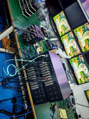 16 каналов 4K 12G SDI видеоволоконная система передачи с XLR Audio, сетью 10 ГБ, CNlinko Dual LC Fiber Connector поставщик
