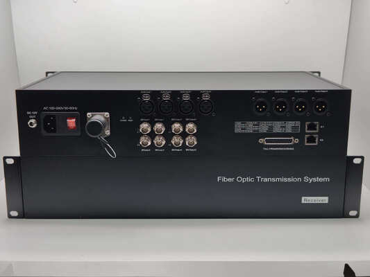 Система передачи SMPTE 4K по оптоволокну с 12G SDI, XLR, Ethernet, DB25 Tally и данными RS485/232/422 поставщик