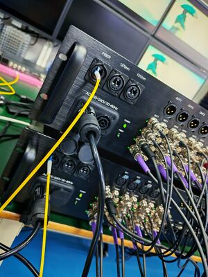 8CH Bidi 12G SDI видеоволоконная система передачи с XLR аудио, 10GB сети, Opticalcon Duo Fiber Connector поставщик