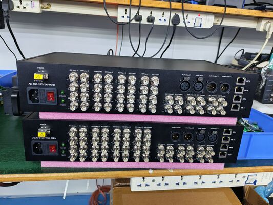 16x 12G вход, 6x 12G возвращение, Dual Audio и 4x 10G сетевое соединение поставщик
