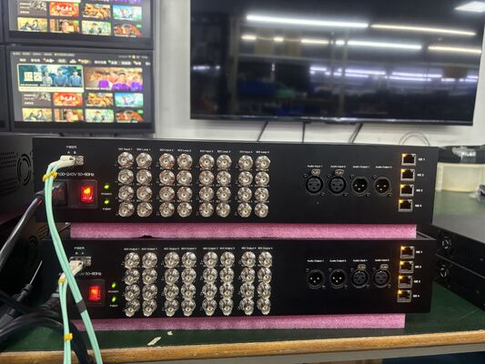 16x 12G вход, 6x 12G возвращение, Dual Audio и 4x 10G сетевое соединение поставщик