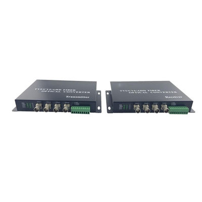 4-Ch 1080P HD CVI/TVI/AHD к волоконному видеоконвертору + 1 Ch Reverse RS485 DAHUA совместимый поставщик