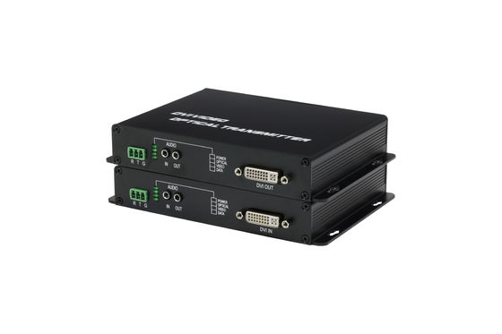 Горячая продажа DVI-передатчик 1ch RS232 Данные DVI цифровое видео на волоконно-оптический преобразователь медиа поставщик