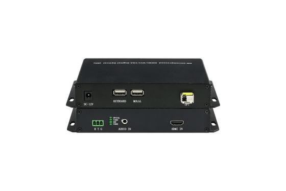 1 канал HDMI на волоконный преобразователь с аудио и RS232 на волоконный преобразователь поддержка KVM поставщик