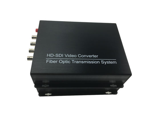 5VDC мощность4 каналы HD SDI на волоконный конвертер 1.485Gb / s Скорость передачи данных оптический волоконный передатчик поставщик