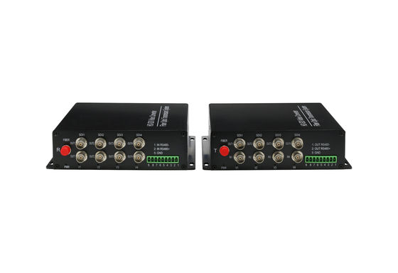 4 х 1080P HD SDI волоконно-оптический видеоконвертер с HDCP совместимым 5V питанием оптический аудиопередатчик поставщик