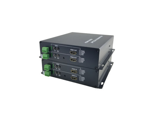 2-канальный HDMI волоконно-оптический CCTV FULL HD видеоконвертер 1080p HDMI волоконно-оптический аудиопередатчик и приемник поставщик