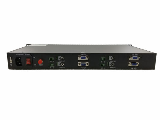 4 канала 1080P Коаксиальный VGA RS422 Данные BNC к оптоволоконному преобразователю поставщик