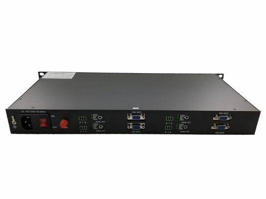 4 канала 1080P Коаксиальный VGA RS422 Данные BNC к оптоволоконному преобразователю поставщик
