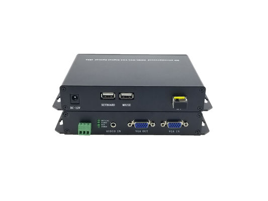 1переднее видео/1возвращение аудио/rs232/KVM с SFP 1080p/60hz оптоволоконным преобразователем однорежима поставщик