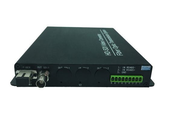 1 BNC Video Interface HD SDI на волоконный преобразователь, видеопреобразователь камер видеонаблюдения 32K / 48KHz Частота отбора образцов поставщик