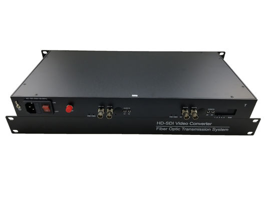 1 / 2 / 4 / 8 / 16 Ch HD SDI To Fiber Converter Встроенный с 485 / 232 / 422 данными поставщик