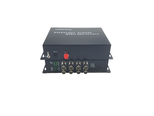1080P AHD CVI оптоволоконный передатчик с обратными данными RS485, 850/1310nm, питание 5V2A, поддержка OEM / ODM поставщик