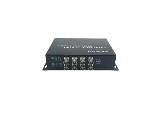 OEM 8ch 1080P AHD CVI TVI видео оптоволоконный преобразователь расширитель HD CCTV сигналов, с обратными rs485&RS422&RS232 данных, 20 км поставщик
