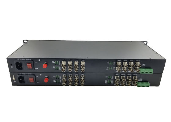 16CH 720P 960P 1080p HD 1080p CVI/TVI/AHD с передачей данных RS485 Видеоконвертер / оптический передатчик поставщик