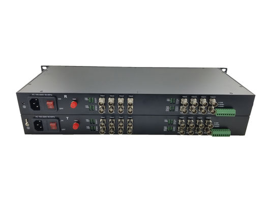 16CH 720P 960P 1080p HD 1080p CVI/TVI/AHD с передачей данных RS485 Видеоконвертер / оптический передатчик поставщик