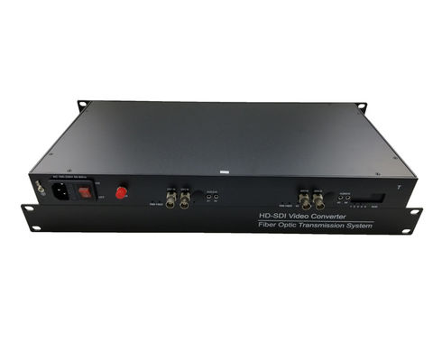 Rack Full HD однорежимный 4-канальный HD SDI передатчик видео на волоконный преобразователь поставщик