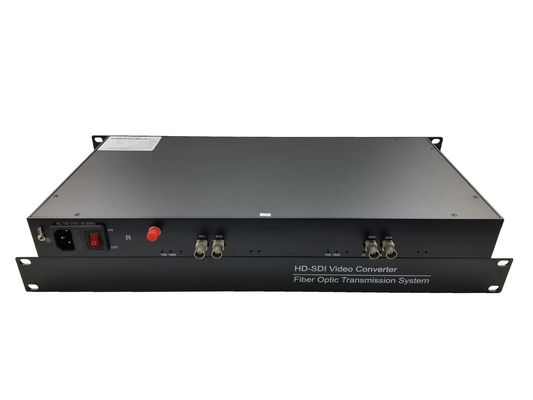 Rack Full HD однорежимный 4-канальный HD SDI передатчик видео на волоконный преобразователь поставщик