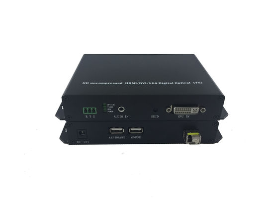 2-канальный 1080P/60Hz беспотерие Dvi-волоконный преобразователь кабельный одномодный с KVM аудио поставщик