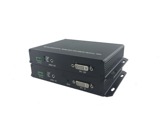 2-канальный 1080P/60Hz беспотерие Dvi-волоконный преобразователь кабельный одномодный с KVM аудио поставщик