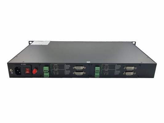 Rack 1080P/60Hz Lossless Dvi To Fiber Video Converter Передатчик-приемник Одноядерный приемник 4-канальный поставщик